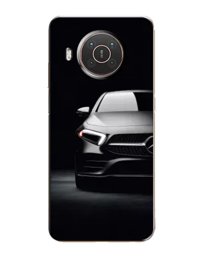 Чехол для Nokia X10 с картинкой «Свет фар Mercedes»