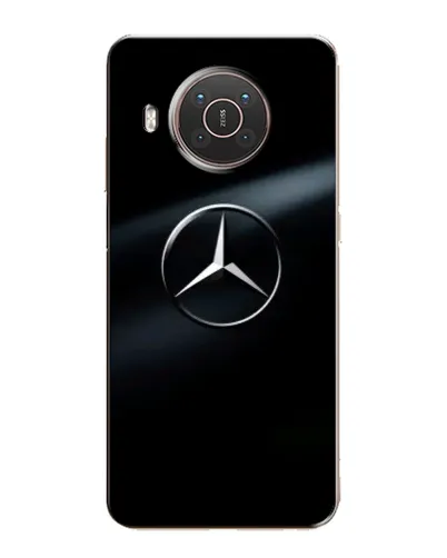 Чехол для Nokia X10 с картинкой «Mercedes на металле» Чехол для Nokia X10 с картинкой «Mercedes на металле»