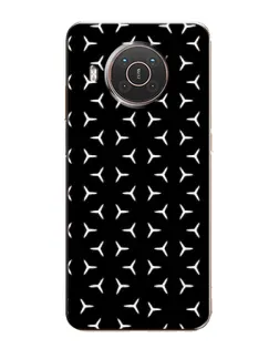 Чехол для Nokia X10 с картинкой «Mercedes паттерн звезд»