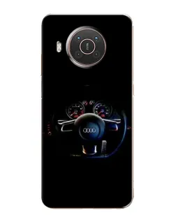 Чехол для Nokia X10 с картинкой «Салон Audi — руль» Чехол для Nokia X10 с картинкой «Салон Audi — руль»