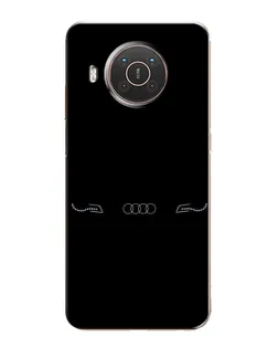 Чехол для Nokia X10 с картинкой «Audi — световой подпись» Чехол для Nokia X10 с картинкой «Audi — световой подпись»
