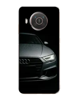 Чехол для Nokia X10 с картинкой «Audi — детализация кузова» Чехол для Nokia X10 с картинкой «Audi — детализация кузова»
