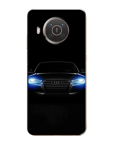Чехол для Nokia X10 с картинкой «Audi в неоне»