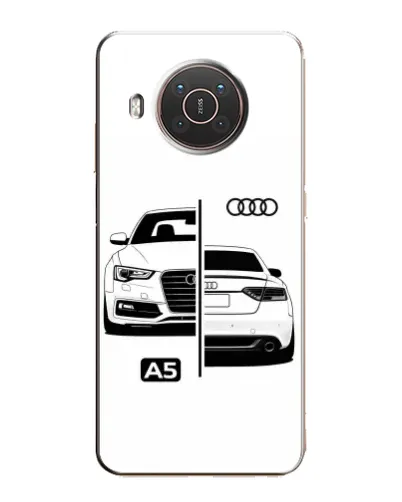 Чехол для Nokia X10 с картинкой «Audi — контрастный дизайн»