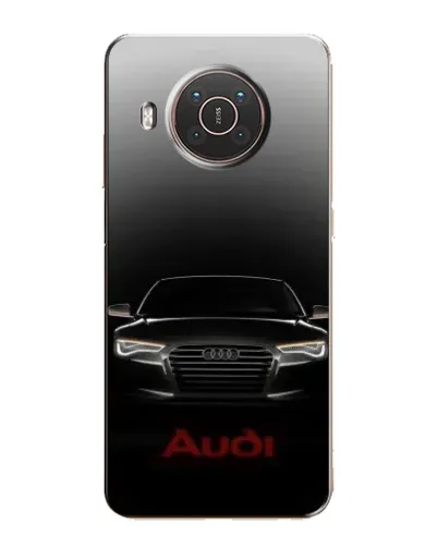 Чехол для Nokia X10 с картинкой «Audi — градиентный контур»