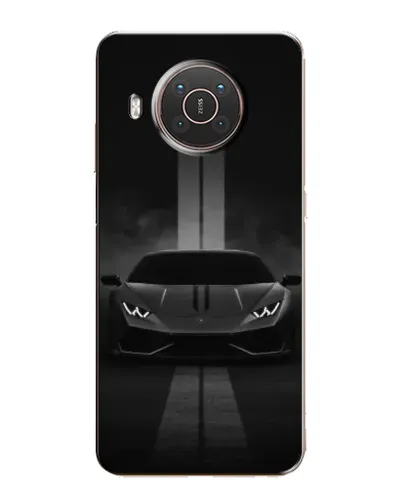 Чехол для Nokia X10 с картинкой «Lamborghini симметрия дорог»