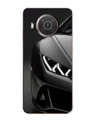 Чехол для Nokia X10 с картинкой «Lamborghini фары детализация»