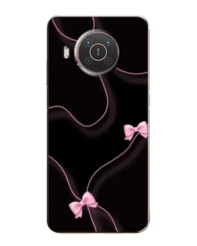 Чохол для Nokia X10 з картинкою «Рожеві стрічки»