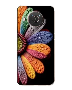 Чохол для Nokia X10 з картинкою «Райдужна квітка»