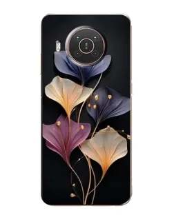 Чохол для Nokia X10 з картинкою «Лілові квіти грації»