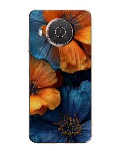 Чохол для Nokia X10 з картинкою «Яскрава синьо-помаранчева флора» Чохол для Nokia X10 з картинкою «Яскрава синьо-помаранчева флора»