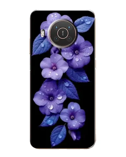 Чохол для Nokia X10 з картинкою «Фіолетові квіти з росою» Чохол для Nokia X10 з картинкою «Фіолетові квіти з росою»