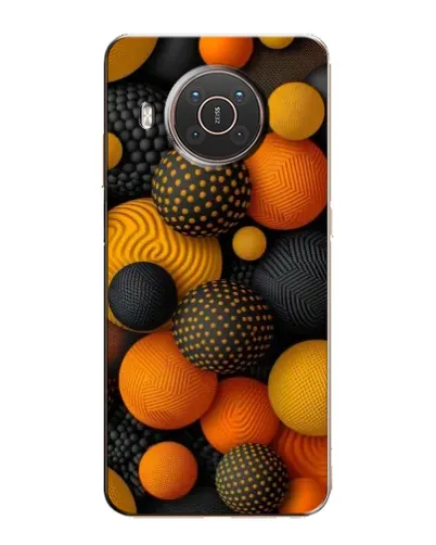 Чохол для Nokia X10 з картинкою «Об'ємні помаранчеві сфери» Чохол для Nokia X10 з картинкою «Об'ємні помаранчеві сфери»