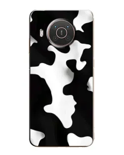 Чохол для Nokia X10 з картинкою «Чорно-біла пляма»