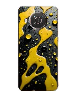 Чохол для Nokia X10 з картинкою «Рідке жовте золото»