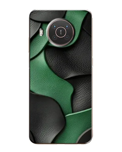 Чохол для Nokia X10 з картинкою «Зелені шкіряні хвилі» Чохол для Nokia X10 з картинкою «Зелені шкіряні хвилі»