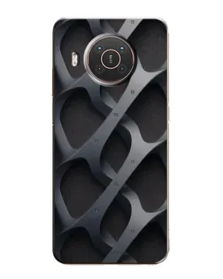 Чохол для Nokia X10 з картинкою «Об'ємне сіре плетіння»