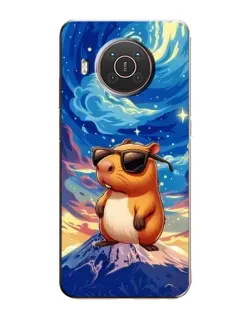 Чехол для Nokia X10 с картинкой «Капибара Ван Гога»