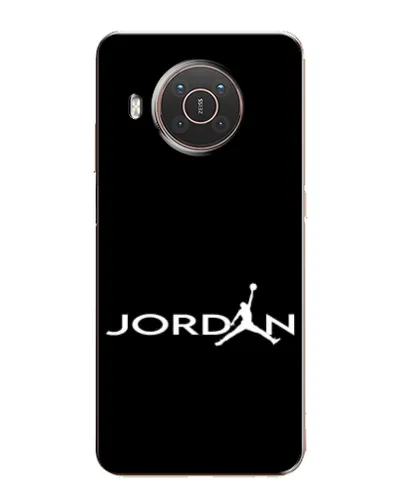 Чехол для Nokia X20 с картинкой «Jordan White Logo»