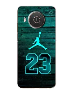 Чехол для Nokia X20 с картинкой «Jordan Cyan 23» Чехол для Nokia X20 с картинкой «Jordan Cyan 23»