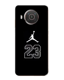 Чехол для Nokia X20 с картинкой «Jordan Flight 23» Чехол для Nokia X20 с картинкой «Jordan Flight 23»