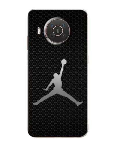 Чехол для Nokia X20 с картинкой «Jordan Dark Carbon»