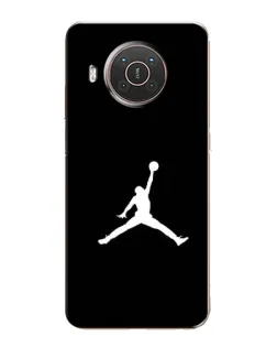 Чехол для Nokia X20 с картинкой «Jordan Silhouette» Чехол для Nokia X20 с картинкой «Jordan Silhouette»