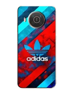 Чехол для Nokia X20 с картинкой «Абстракция Adidas»