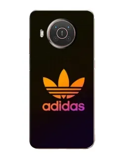 Чехол для Nokia X20 с картинкой «Градиент Adidas»