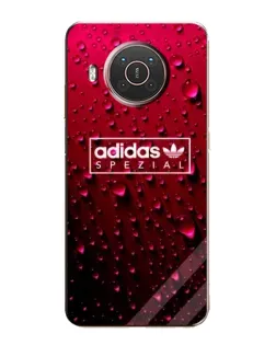 Чехол для Nokia X20 с картинкой «Adidas Gold Marble»