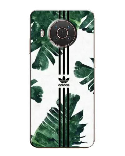 Чехол для Nokia X20 с картинкой «Пальмовые листья адидас»
