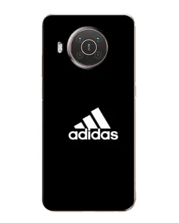 Чехол для Nokia X20 с картинкой «Черная классика Adidas»