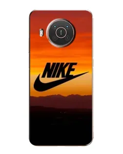 Чехол для Nokia X20 с картинкой «Nike — вечерний горизонт»