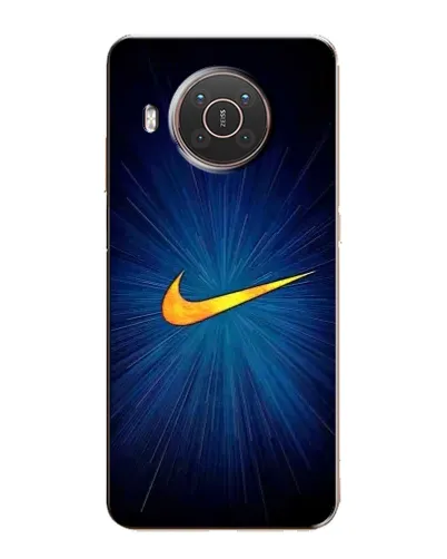 Чехол для Nokia X20 с картинкой «Синий пульс Nike» Чехол для Nokia X20 с картинкой «Синий пульс Nike»