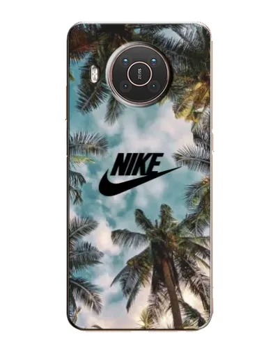 Чехол для Nokia X20 с картинкой «Тропический принт Nike» Чехол для Nokia X20 с картинкой «Тропический принт Nike»