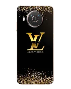 Чехол для Nokia X20 с картинкой «LV — золотые искры» Чехол для Nokia X20 с картинкой «LV — золотые искры»