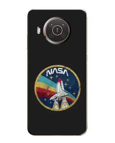 Чехол для Nokia X20 с картинкой «NASA — эмблема миссии»