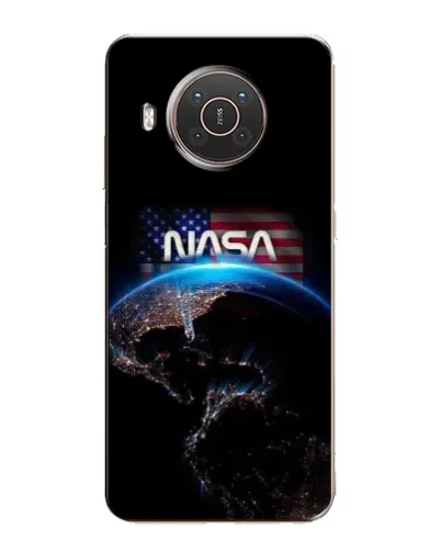 Чехол для Nokia X20 с картинкой «Земля из космоса NASA»