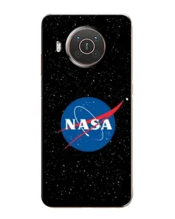 Чехол для Nokia X20 с картинкой «NASA — звездное небо»