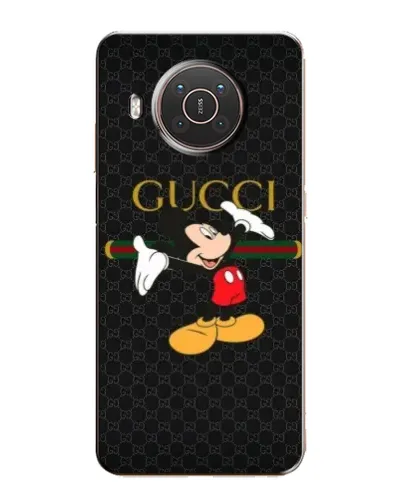 Чехол для Nokia X20 с картинкой «Микки Маус Gucci»