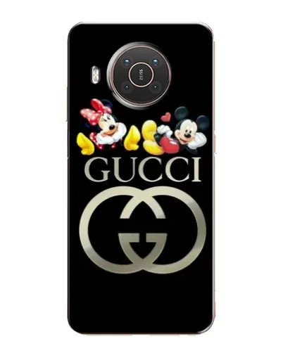 Чехол для Nokia X20 с картинкой «Gucci — герои Disney»
