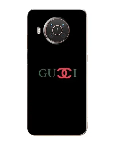 Чехол для Nokia X20 с картинкой «Gucci — красный градиент»