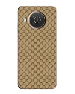 Чохол для Nokia X20 з картинкою «Gucci — класичний беж»