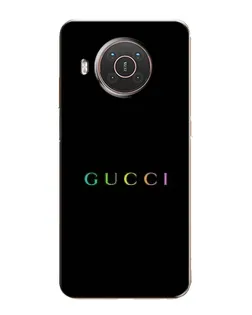 Чохол для Nokia X20 з картинкою «Gucci — неоновий мінімалізм»