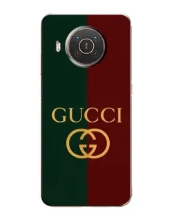 Чохол для Nokia X20 з картинкою «Gucci — темно-зелений градієнт»