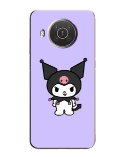 Чехол для Nokia X20 с картинкой «Kuromi — нежный фиолетовый»