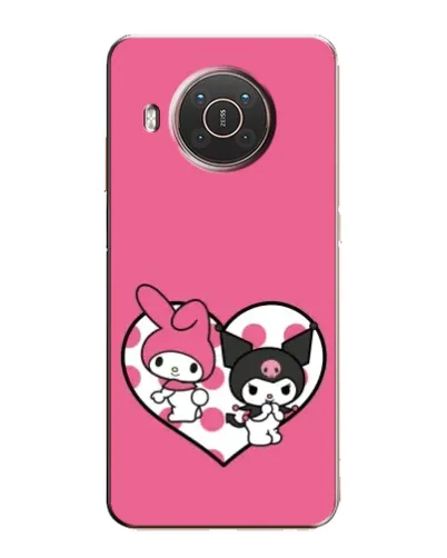 Чехол для Nokia X20 с картинкой «Kuromi и My Melody»