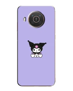 Чехол для Nokia X20 с картинкой «Kuromi — фиолетовый минимализм»
