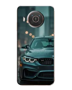 Чехол для Nokia X20 с картинкой «BMW в огнях города»