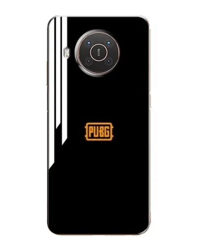Чехол для Nokia X20 с картинкой «PUBG — вертикальные линии»